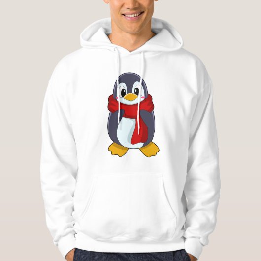 Penguin with Scarf Hoodie (Voorkant)