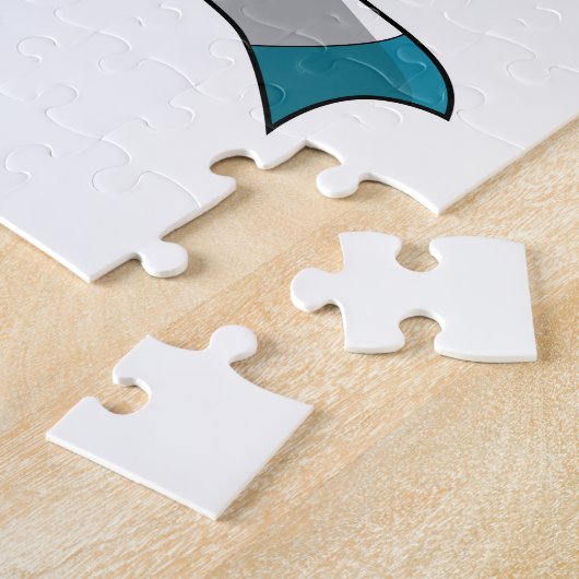 Penguin with Scarf Legpuzzel (Zijkant)