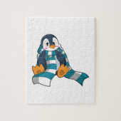 Penguin with Scarf Legpuzzel (Verticaal)