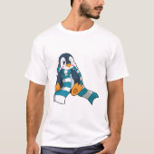 Penguin with Scarf T-shirt (Voorkant)