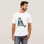 Penguin with Scarf T-shirt (Voorkant volledig)