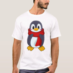 Penguin with Scarf T-shirt