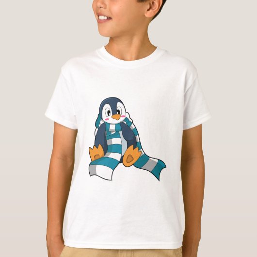 Penguin with Scarf T-shirt (Voorkant)