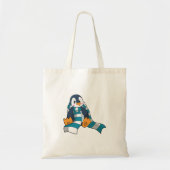 Penguin with Scarf Tote Bag (Voorkant)