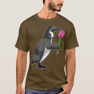 Penguin with Tulip T-shirt