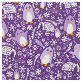 Penguin Wonderland Stof (Close Up)