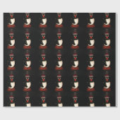 Penguin Wrapping Paper Cadeaupapier (Vlak)
