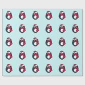 Penguin Wrapping Paper Cadeaupapier (Vlak)