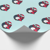Penguin Wrapping Paper Cadeaupapier (Hoek)