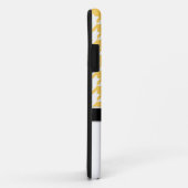 Penguin Yellow & White Houndstooth iPhone 5 Hoesje (Achterkant/rechts)