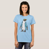 Penguin Zomerzonnebril T-shirt (Voorkant volledig)