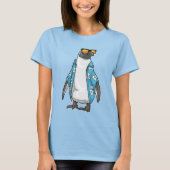 Penguin Zomerzonnebril T-shirt (Voorkant)