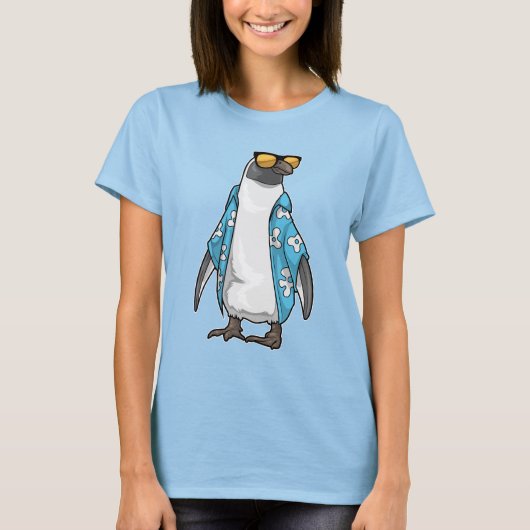 Penguin Zomerzonnebril T-shirt (Voorkant)