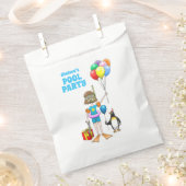 Penguin Zwembad Feestje Bedankzakje (Geknipt)