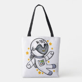 Penguinaut Tote Bag (Achterkant)