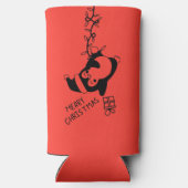 Penguine distributing christmas gifts seltzer blikjeskoeler (Achterkant)