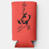 Penguine distributing christmas gifts seltzer blikjeskoeler (Voorkant)