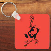 Penguine distributing christmas gifts sleutelhanger (Voorkant)