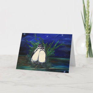 Penguine Valentijn - Wenskaart Feestdagen Kaart