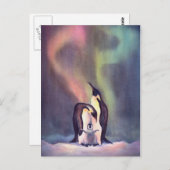 PENGUINES by SHARON SHARPE Briefkaart (Voorkant / Achterkant)