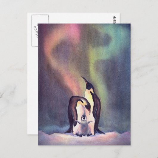 PENGUINES by SHARON SHARPE Briefkaart (Voorkant / Achterkant)