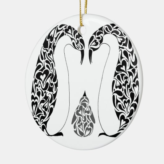 PENGUINES KERAMISCH ORNAMENT (Links)