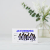 PENGUINES VISITEKAARTJE (Staand voorkant)