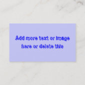 PENGUINES VISITEKAARTJE (Achterkant)