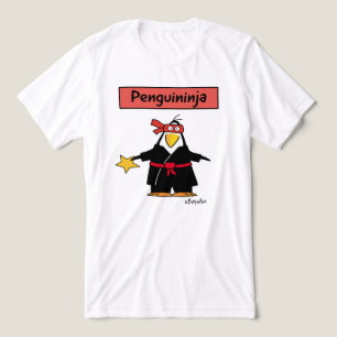 PENGUININJA penguin ninja door Sandra Boynton T-Sh Tri-Blend Shirt