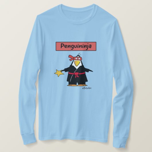 PENGUININJA penguin ninja door Sandra Boynton T-shirt (Design voorkant)