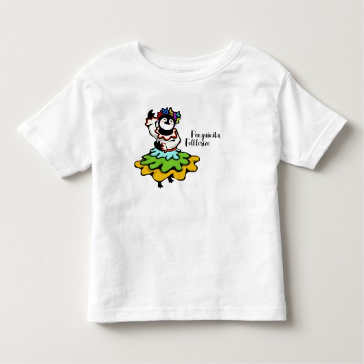 Penguinita Folklorico Dancer Kinder Shirts (Voorkant)