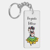 Penguinita Folklorico Dancer Sleutelhanger (Voorkant Links)