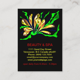 Penguinone Beauty Spa Salon Visitekaartje Afsprakenkaartje