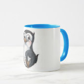 Penguinpageon Mok (Voorkant rechts)