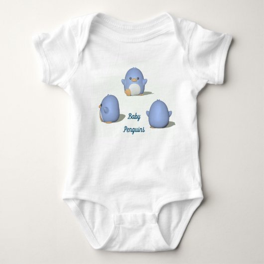 Penguins Baby Bodysuit (Voorkant)