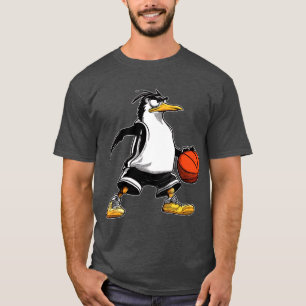 Penguins Basketbal / Basketbalspeler Penguin T- T-shirt