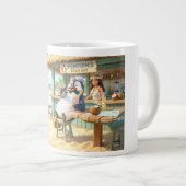 Penguin's Beach Bar Grote Koffiekop (Voorkant rechts)