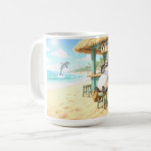 Penguin's Beach Bar Koffiemok (Voorkant links)