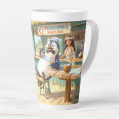Penguin's Beach Bar Latte Mok (Rechterhoek)
