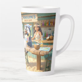 Penguin's Beach Bar Latte Mok