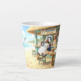 Penguin's Beach Bar Latte Mok