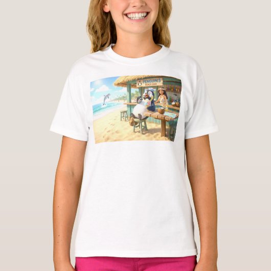 Penguin's Beach bar T-shirt (Voorkant)