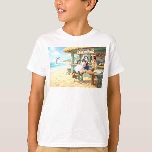 Penguin's Beach bar T-shirt (Voorkant)