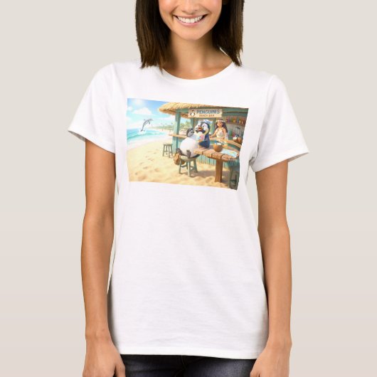 Penguin's Beach bar T-shirt (Voorkant)