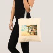 Penguin's Beach Bar Tote Bag (Voorkant (product))