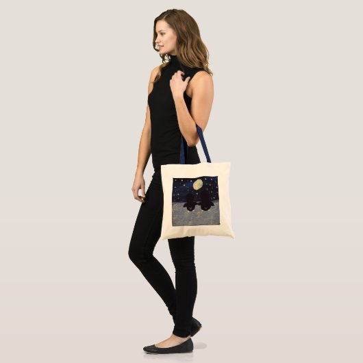 Penguins beroemd gemaakt door Moonlight Bag Tote Bag (Voorkant (model))