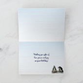 Penguins Birthday Kaart (Binnen)