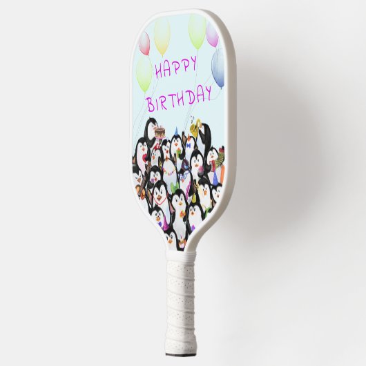 Penguins Birthday Party Pickleball Paddle Gift (Links)