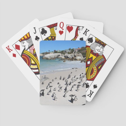 Penguins Boulders Beach | Zuid-Afrika Pokerkaarten (Achterkant)