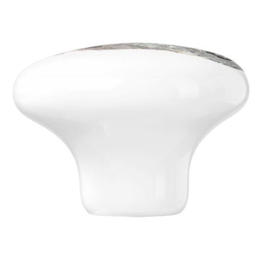 Penguins Ceramic Knob. Keramische Knop (Zijkant)